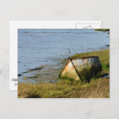 Oude boot op Creek Briefkaart (Voorkant / Achterkant)