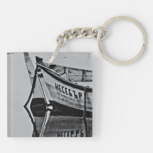 Oude boot sleutelhanger