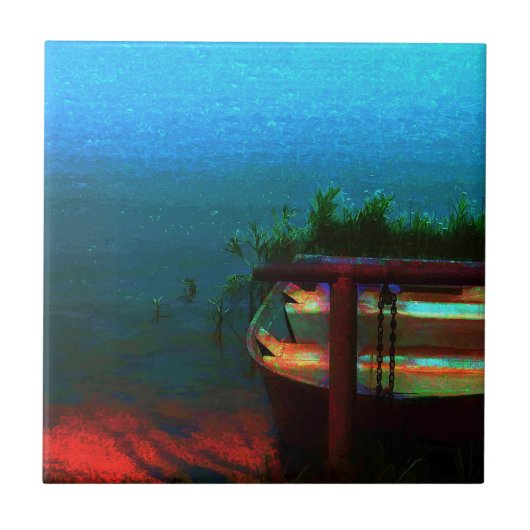 Oude boot tegeltje (Voorkant)