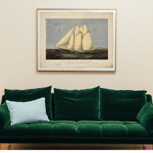 Oude Boot Vintage Poster Wandkunst