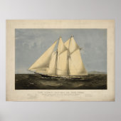 Oude Boot Vintage Poster Wandkunst (Voorkant)