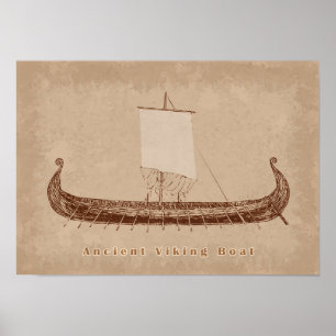Oude bootkunst poster