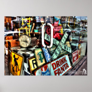 Oude borden poster