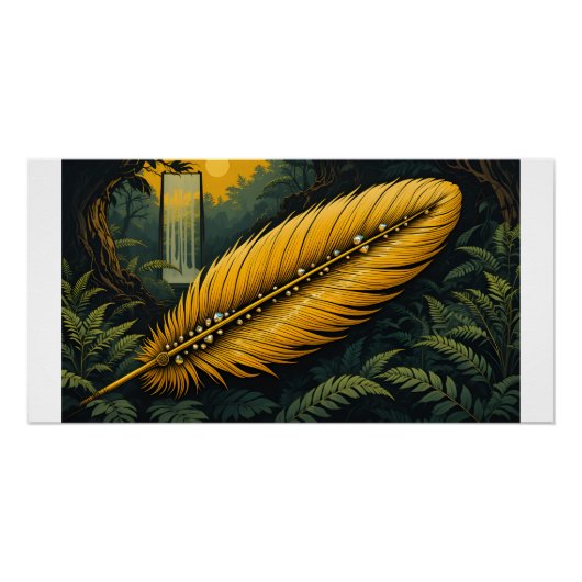 Oude bos relikwie perfect poster (Voorkant)