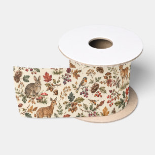 Oude Bos Vos Herten Konijn Herfst Lint