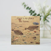 Oude Bot Platvis, Grappig Housewarming Feestje Kaart (Staand voorkant)