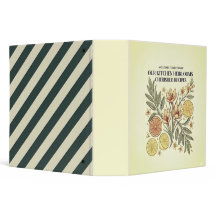 Oude botanische citroenreceptenmap