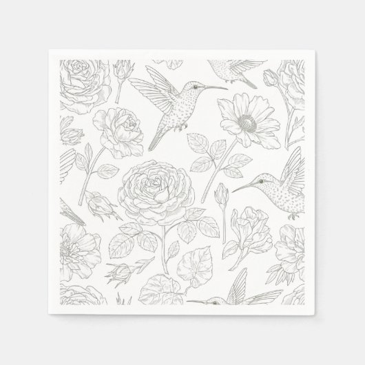 Oude botanische servet (Voorkant)