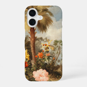 Oude botanische tropische palmen iPhone 16 hoesje