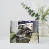 Oude boten briefkaart (Staand voorkant)