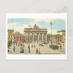 Oude Brandenburgse Poort Berlijn Duitsland Briefkaart
