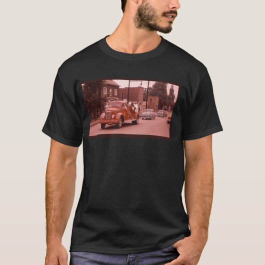 Oude brandwagen t-shirt (Voorkant)