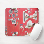 Oude brandweergadgets muismat (Met muis)