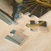 Oude brandweerman 2 Victoriaans puzzel Legpuzzel (Zijkant)