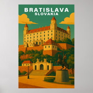 Oude Bratislava Slowakije Europese Reis Poster