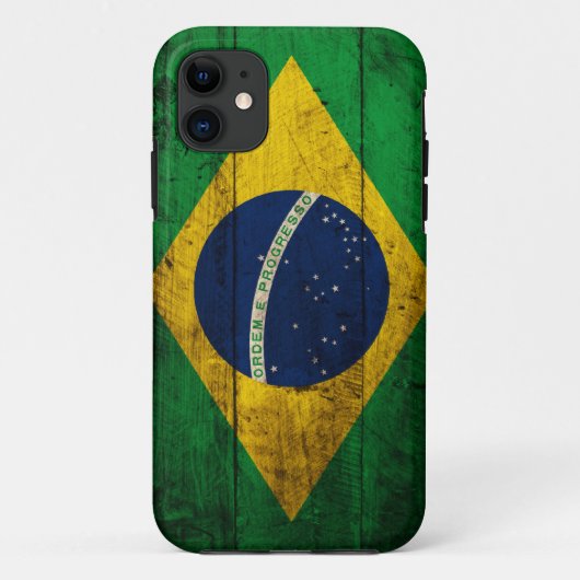 Oude Braziliaanse vlag Case-Mate iPhone Case (Achterkant)