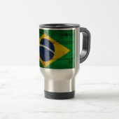 Oude Braziliaanse vlag Reisbeker (Voorkant rechts)