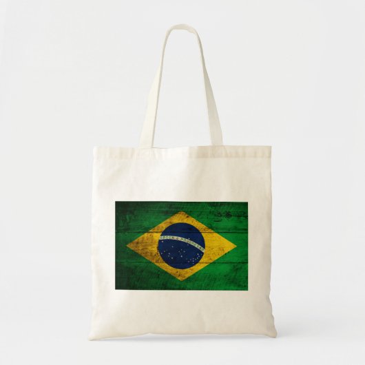 Oude Braziliaanse vlag Tote Bag (Voorkant)