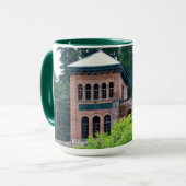 Oude Brewhouse in de zomer Mok (Voorkant links)