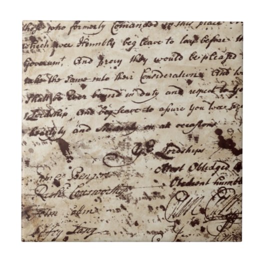  oude brief tegeltje (Voorkant)