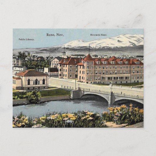 Oude Briefkaart - Reno, Nevada. Verenigde Staten (Voorkant)
