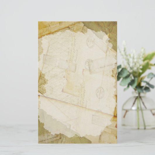 oude brieven briefpapier (Staand voorkant)