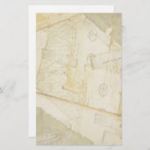  oude brieven briefpapier (Voorkant / Achterkant)