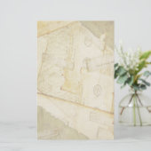  oude brieven briefpapier (Staand voorkant)