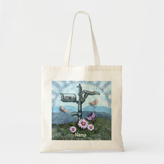 Oude brievenbus tote tas (Voorkant)