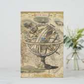 Oude Britse Amerika Verken Polar Beer Kompas Kaart (Staand voorkant)