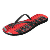 Oude Britse telefooncel Teenslippers (Schuin)