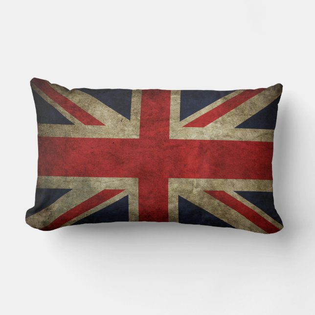 Oude Britse vlag Flag Pillow Kussen (Voorkant)