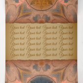 Oude brochure drieluik kaart (Binnenkant midden)