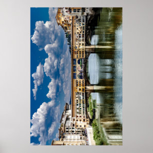 Oude brug Florence (Italië) poster