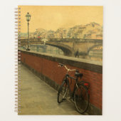 Oude brug in Florence, Italië. foto Planner (Voorkant)