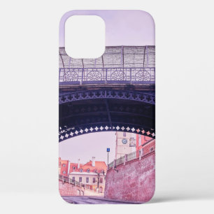 Oude brug, middeleeuws bridgeantique, boog, archie iPhone 12 hoesje
