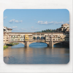 Oude brug Ponte Vecchio - Florence, Italië Muismat