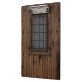 Oude bruine knotty Wooden deur Klembord (Links)