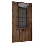 Oude bruine knotty Wooden deur Klembord (Rechts)