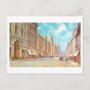 Oude Buchanan Street, Glasgow, Schotland, Briefkaart