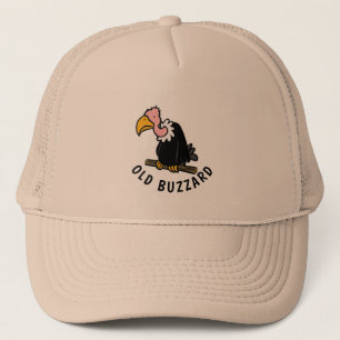 Oude buizerd/gier trucker pet