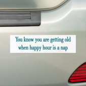 Oude Bumpersticker (Op auto)