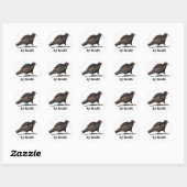OUDE BUZZARD RONDE STICKER (Vel)