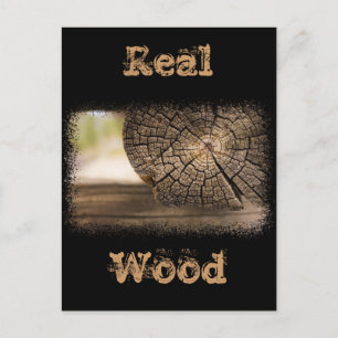 Oude Cabin Wood Textures Briefkaart