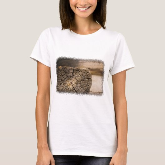 Oude cabine texturen t-shirt (Voorkant)