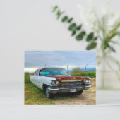 Oude Cadillac Briefkaart (Staand voorkant)