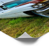 Oude Cadillac Poster (Hoek)