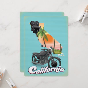 Oude Californische Reisposter