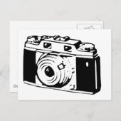 Oude camera briefkaart (Voorkant / Achterkant)