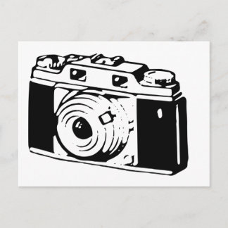 Oude camera briefkaart